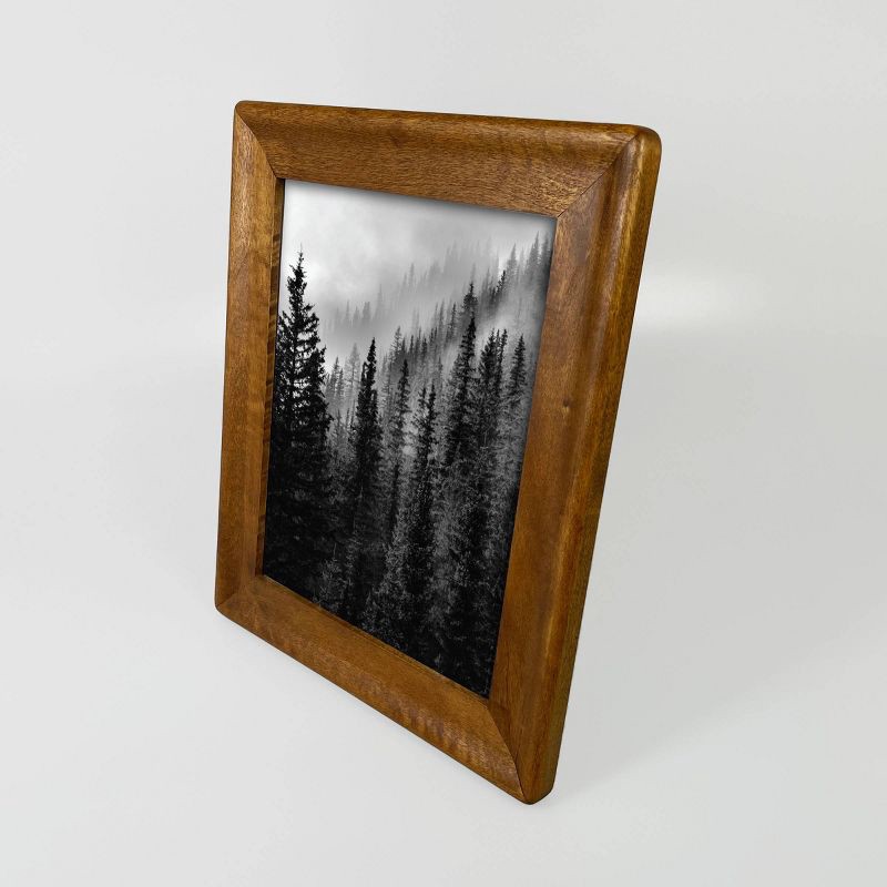slide 6 of 6, 8" x 10" Rounded Corner Frame Golden Walnut - Threshold, 1 ct