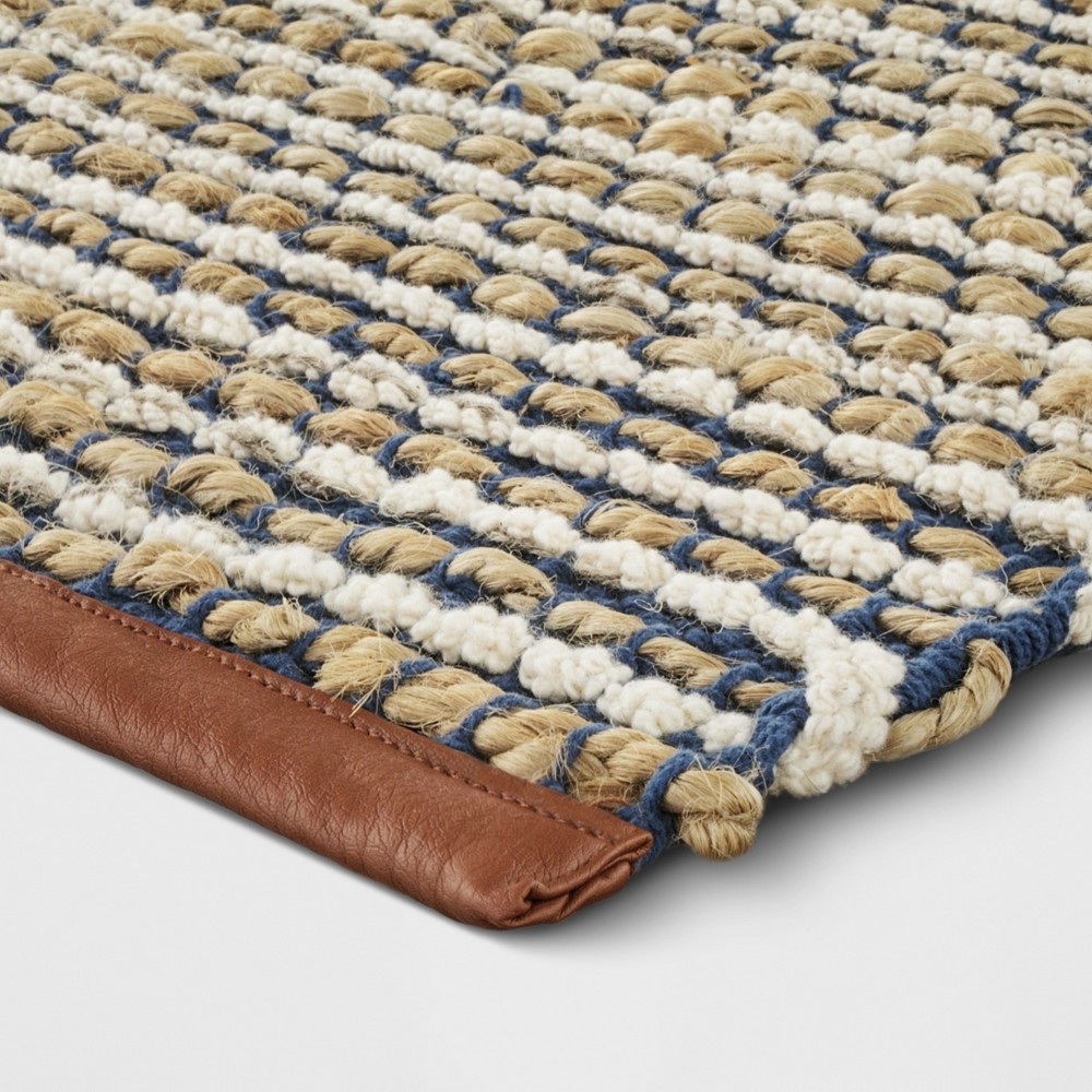 slide 2 of 3, 2'X3' Stripe Accent Rugs Blue - Project 62, 1 ct