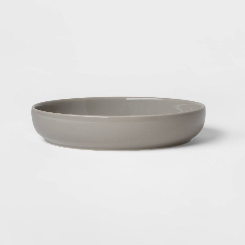 slide 1 of 3, 36oz Stoneware Avesta Bowl Gray - Threshold™, 36 oz