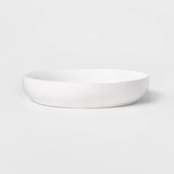 36oz Stoneware Avesta Bowl White - Threshold™: Modern Round Dinnerware, Microwave & Dishwasher Safe, 9" Diameter