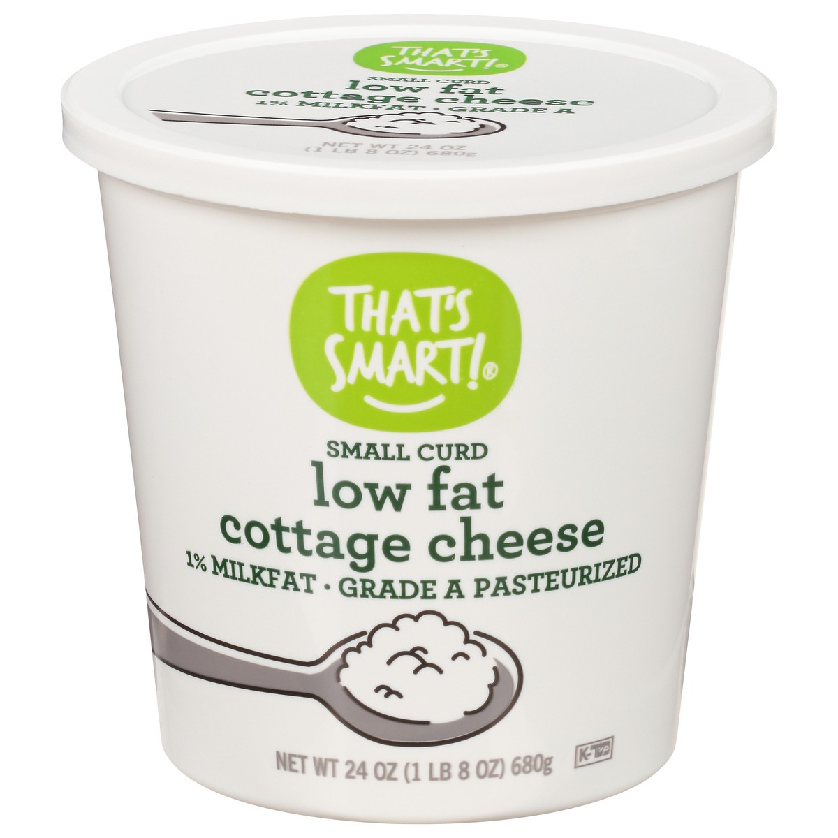 slide 7 of 14, That's Smart! Low Fat 1% Milkfat Small Curd Cottage Cheese 24 oz, 24 oz