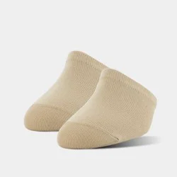 Peds Women's Grippers Tactel Nylon 2pk Liner Mule Socks - Nude One Size Fits Most: Stretch Knit, Nonslip