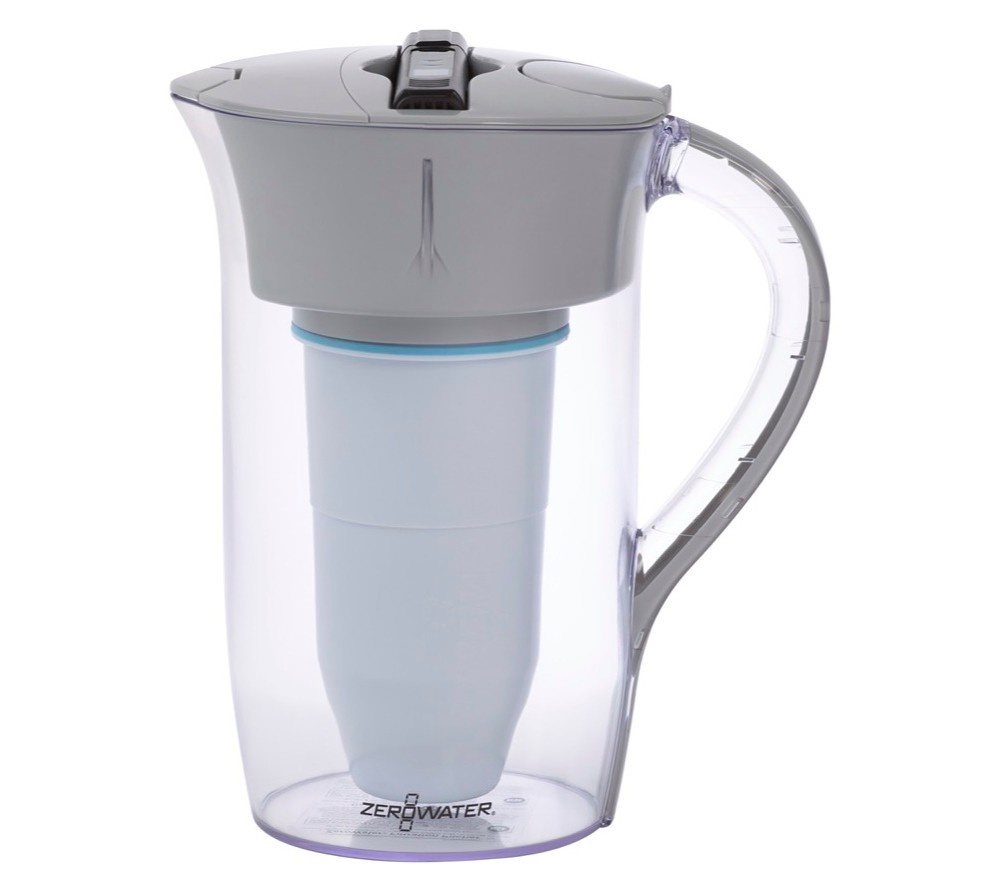slide 6 of 7, Zerowater 8 Cup Round Pitcher with Free Water Quality Meter, 1 ct