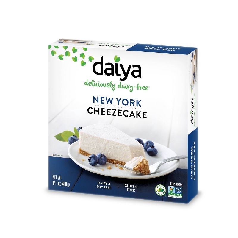 slide 1 of 5, Daiya Dairy-Free Gluten Free Vegan New York Frozen Cheezecake - 14.1oz, 14.1 oz