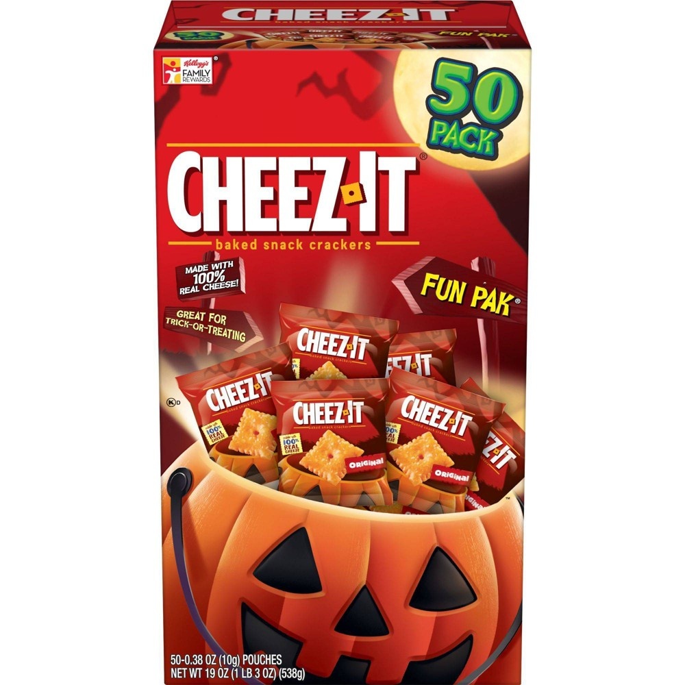 slide 3 of 8, Cheez-It Snack Crackers, 50 ct