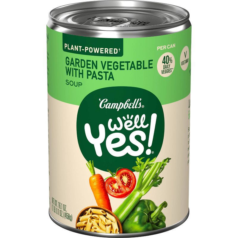 slide 1 of 10, Campbell's Well Yes! Garden Vegetable Noodle Soup - 16.1oz, 16.1 oz