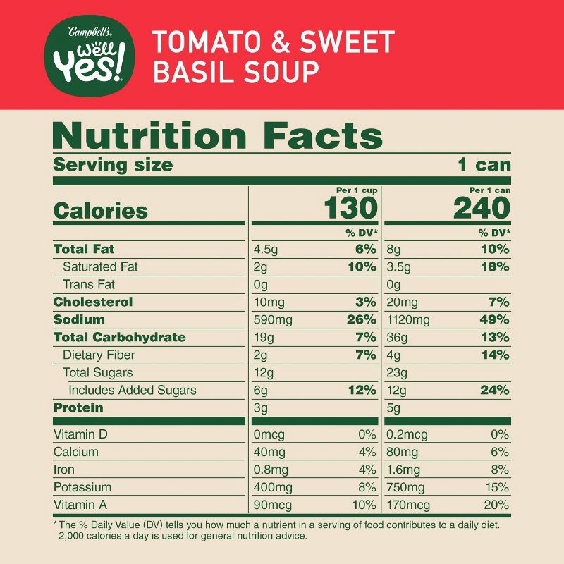 slide 4 of 11, Campbell's Well Yes! Tomato Basil Bisque - 16.3 fl oz, 16.3 fl oz