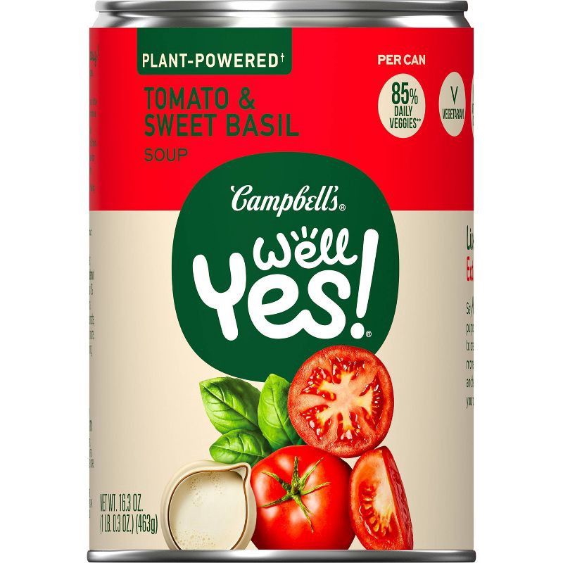 slide 7 of 11, Campbell's Well Yes! Tomato Basil Bisque - 16.3 fl oz, 16.3 fl oz