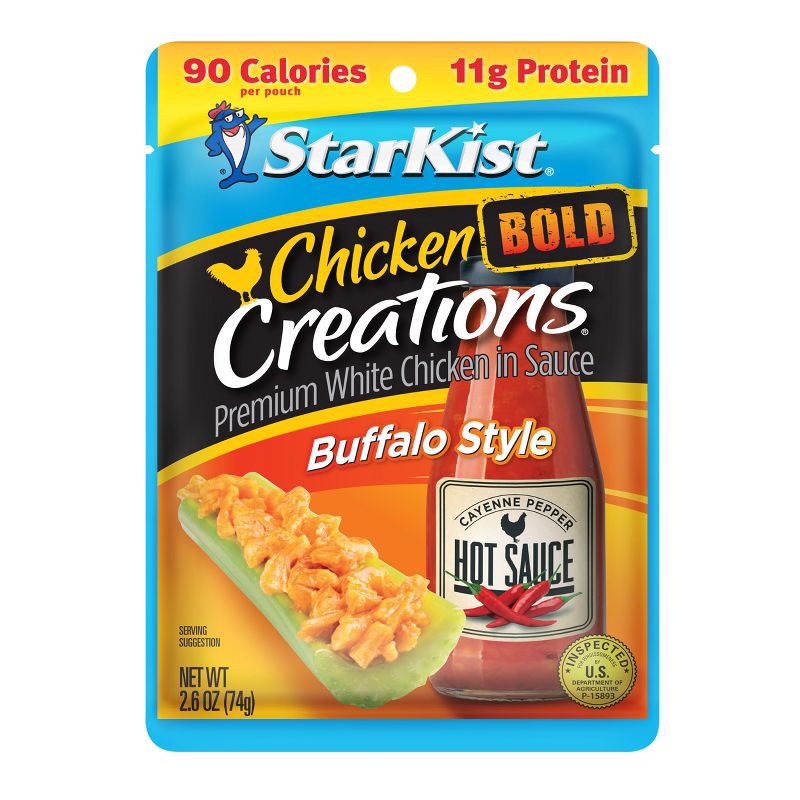 slide 1 of 7, StarKist Chicken Creations BOLD Buffalo Style Chicken - 2.6oz, 2.6 oz