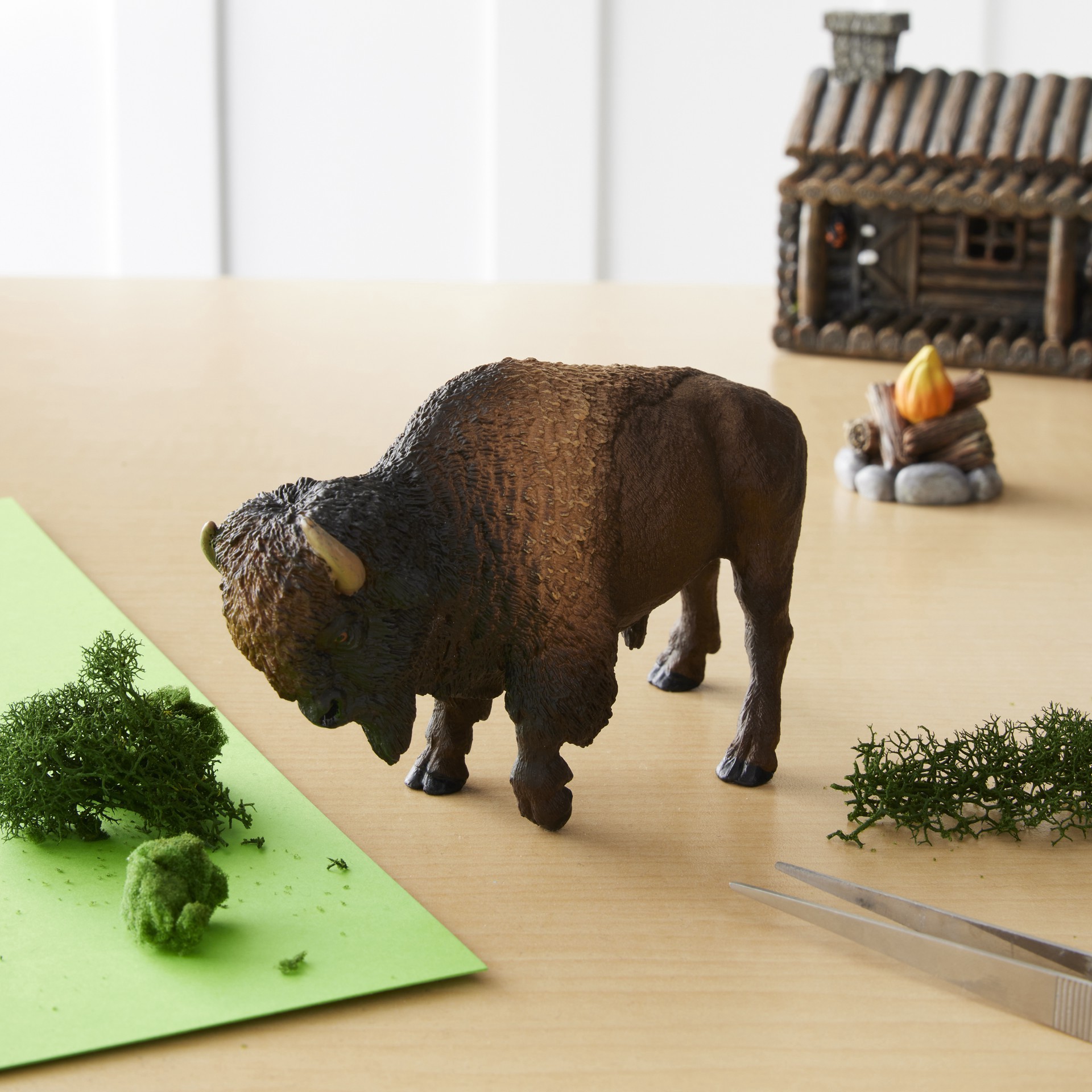 slide 3 of 4, Safari Ltd. Safari Ltd Wild Safari Wildlife Bison, 5.35 in x 2.24 in x 2.87 in