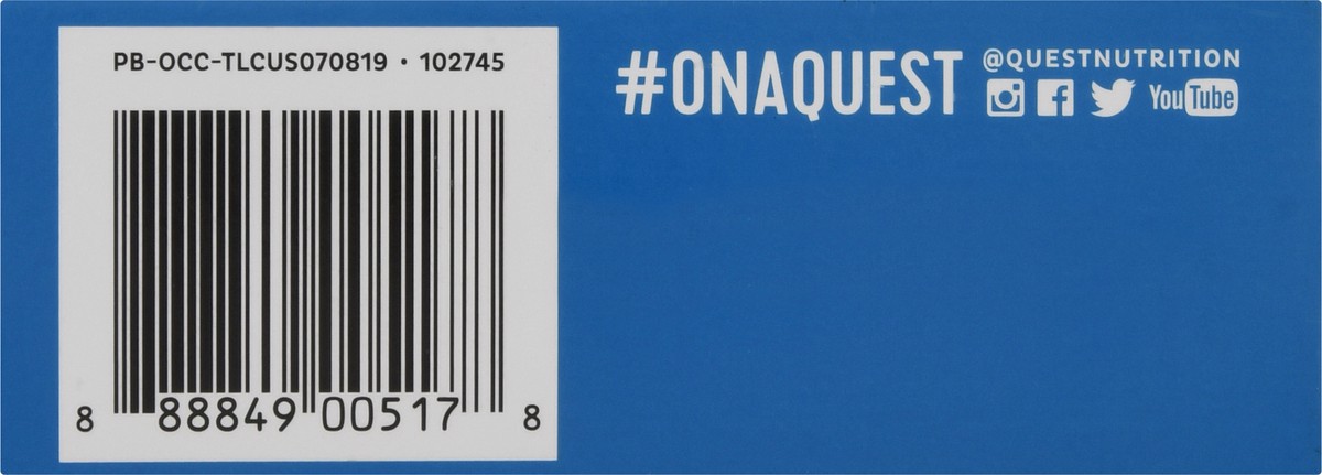 slide 5 of 9, Quest Protein Bar, Oatmeal Chocolate Chip Flavor, 4 ct