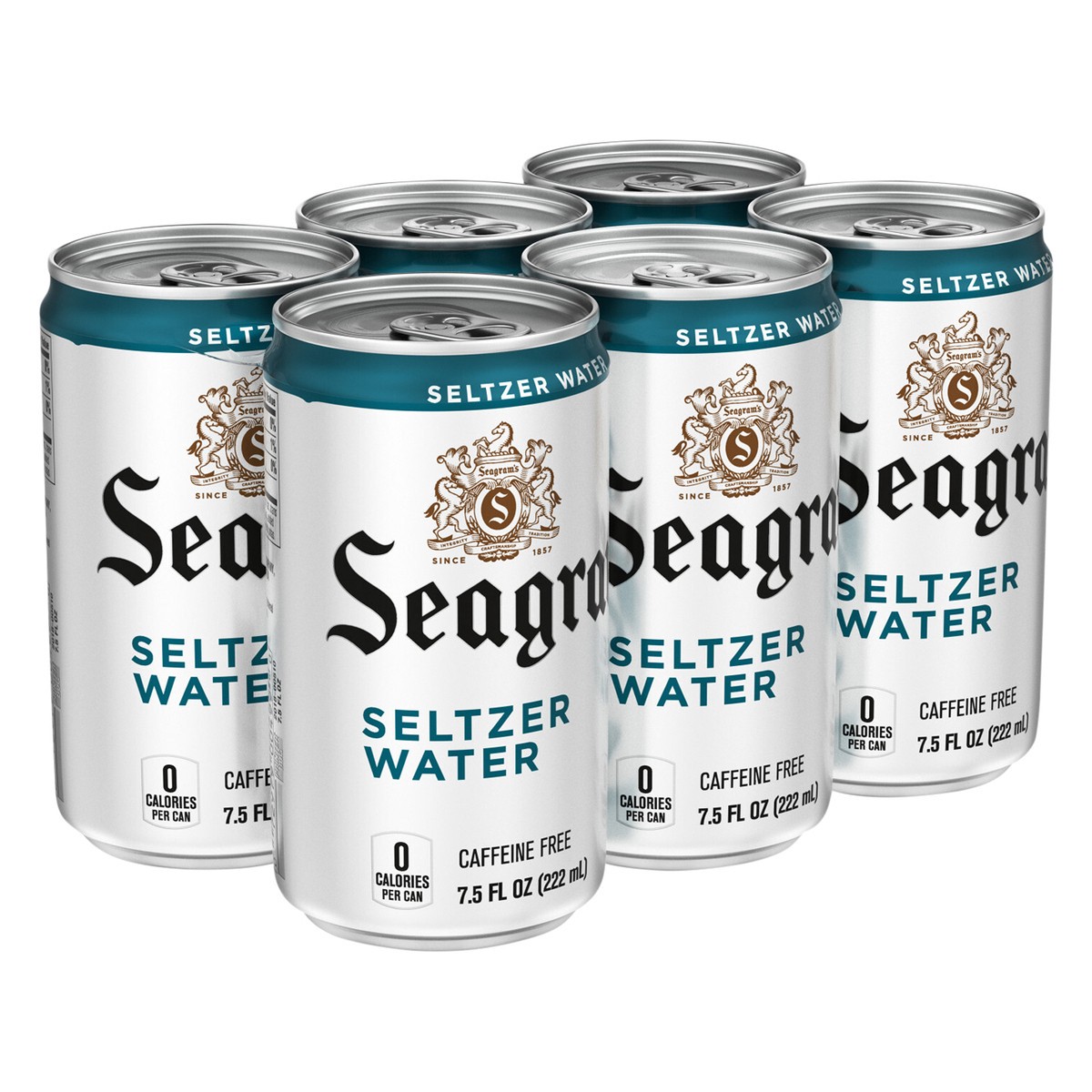 slide 3 of 9, Seagram's Seagrams Seltzer Cans, 7.5 fl oz, 6 Pack, 45 fl oz