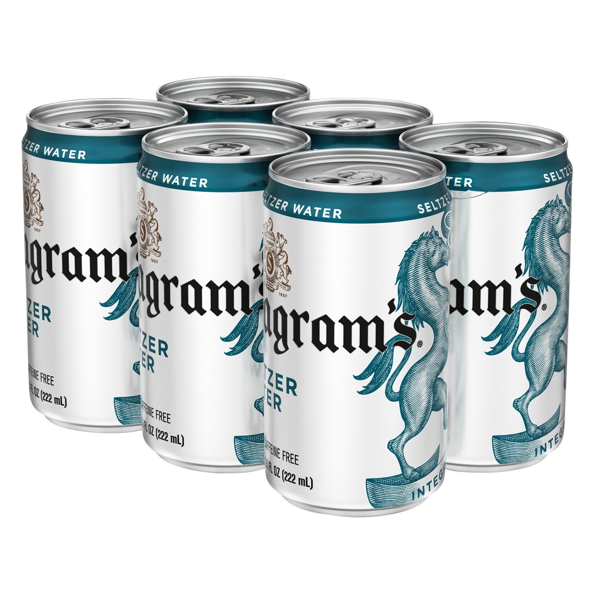 slide 4 of 9, Seagram's Seagrams Seltzer Cans, 7.5 fl oz, 6 Pack, 45 fl oz