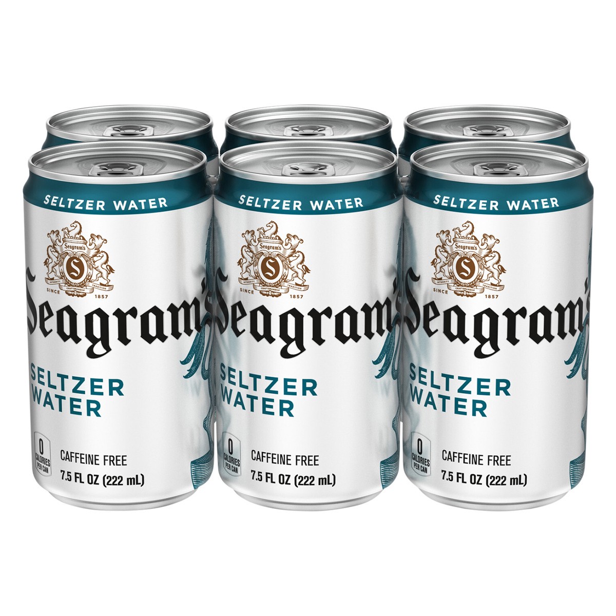 slide 1 of 9, Seagram's Seagrams Seltzer Cans, 7.5 fl oz, 6 Pack, 45 fl oz