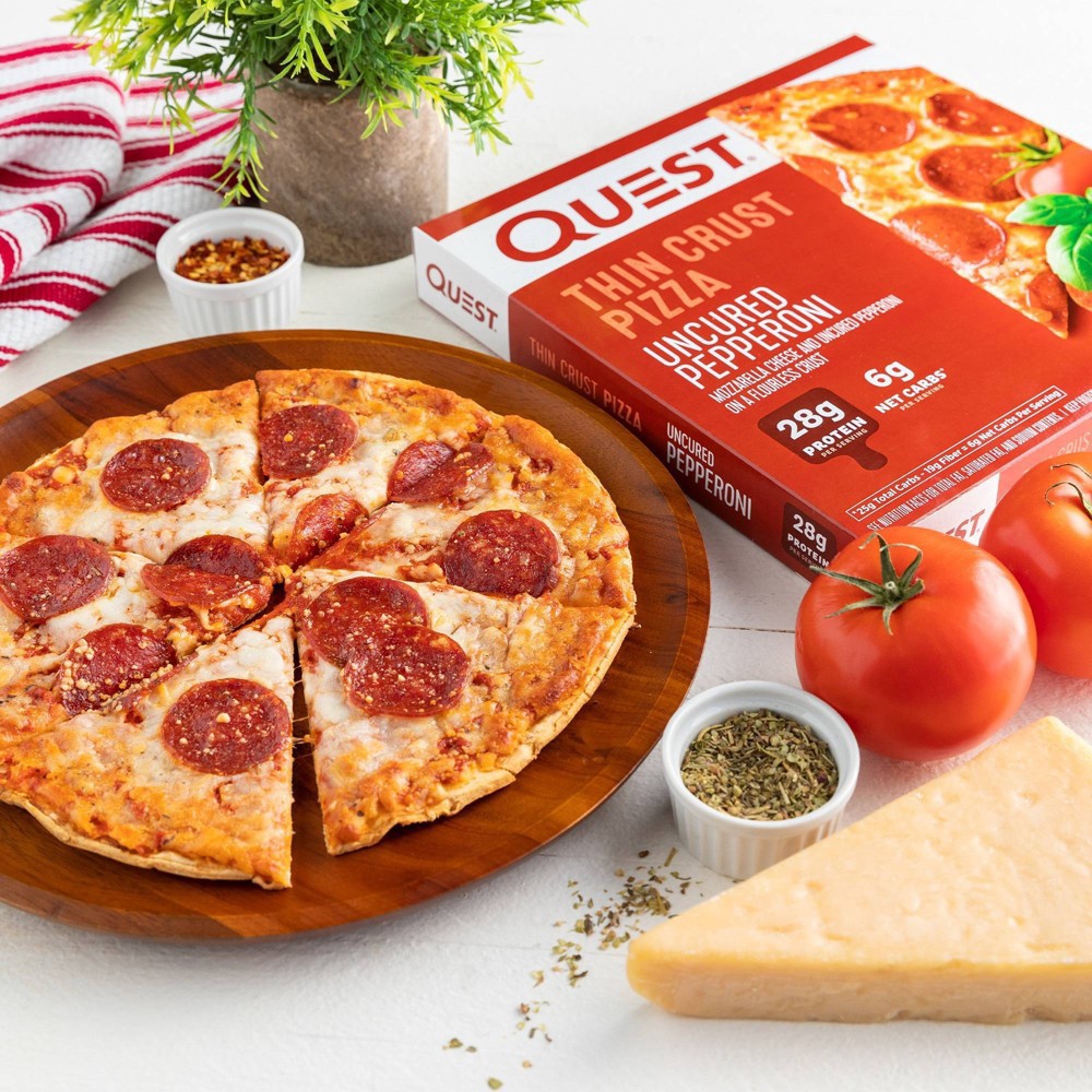 slide 6 of 6, Quest Nutrition Uncured Pepperoni Frozen Thin Crust Pizza - 11.4oz, 11.4 oz