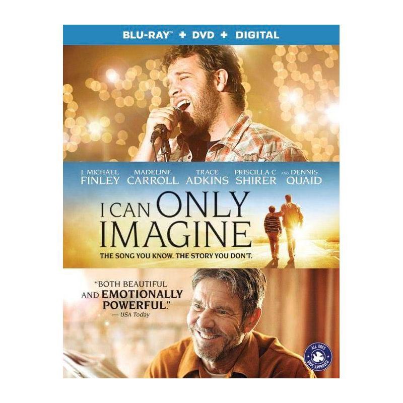 slide 1 of 1, Lionsgate I Can Only Imagine (Blu-ray + DVD + Digital), 1 ct