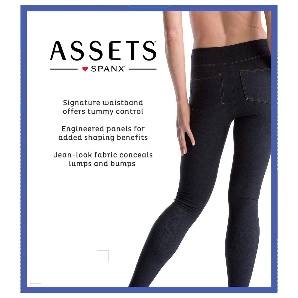 ASSETS Red Hot Label by SPANX Shaping Leggings Plus Size, 1X, Black :  Amazon.co.uk: Fashion