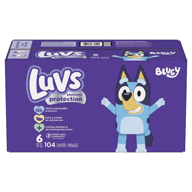 slide 12 of 12, Luvs Pro Level Leak Protection Diapers Giant Pack - Size 6 - 104ct, 6 x 104 ct