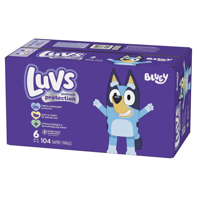 slide 11 of 12, Luvs Pro Level Leak Protection Diapers Giant Pack - Size 6 - 104ct, 6 x 104 ct
