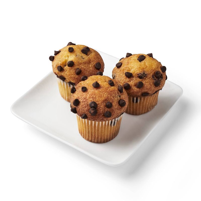 slide 3 of 4, Chocolate Chip Mini Muffins - 11.9oz/12ct - Favorite Day™, 11.9 oz, 12 ct