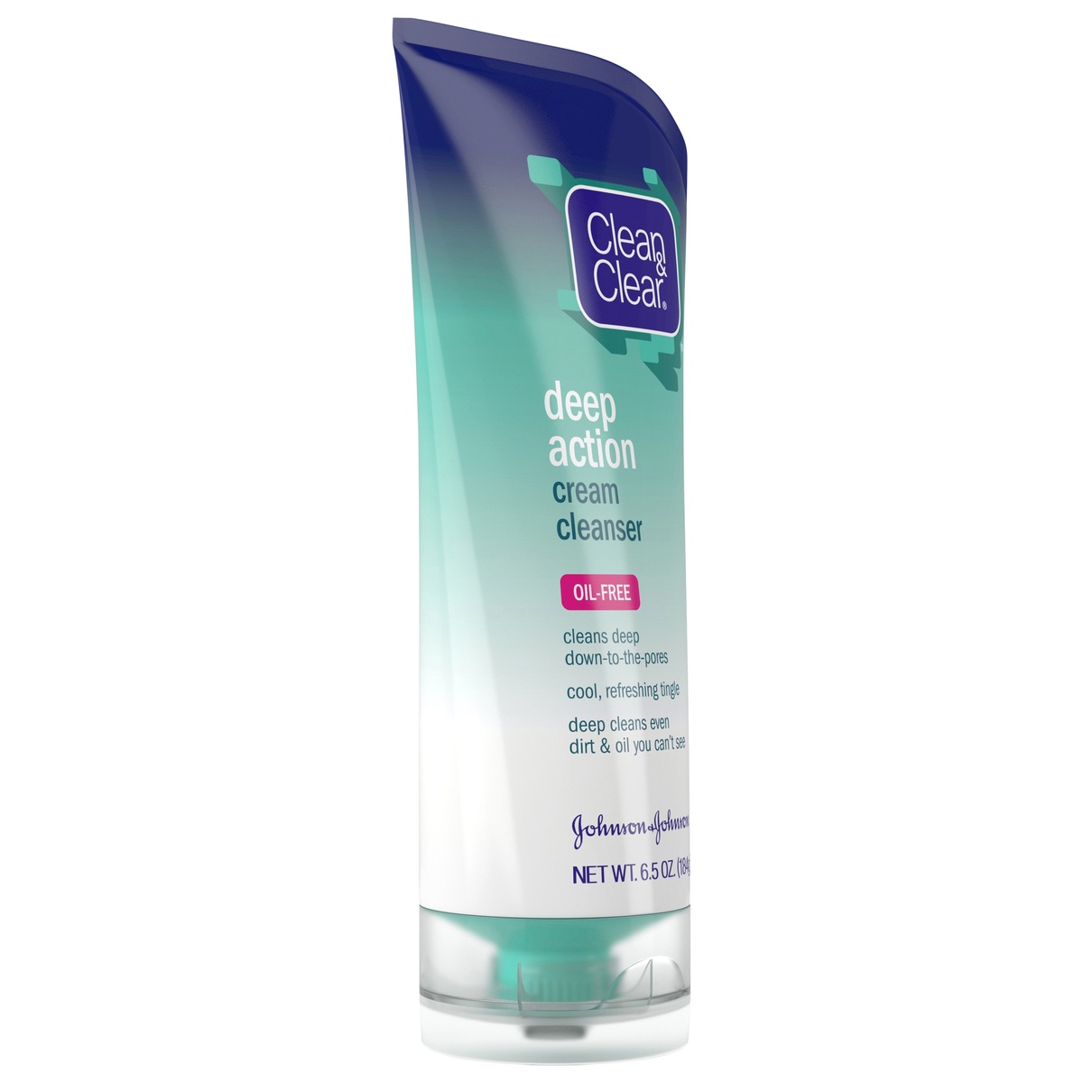 slide 2 of 7, Clean & Clear Oil-Free Deep Action Cream Facial Cleanser - 6.5oz, 6.5 oz