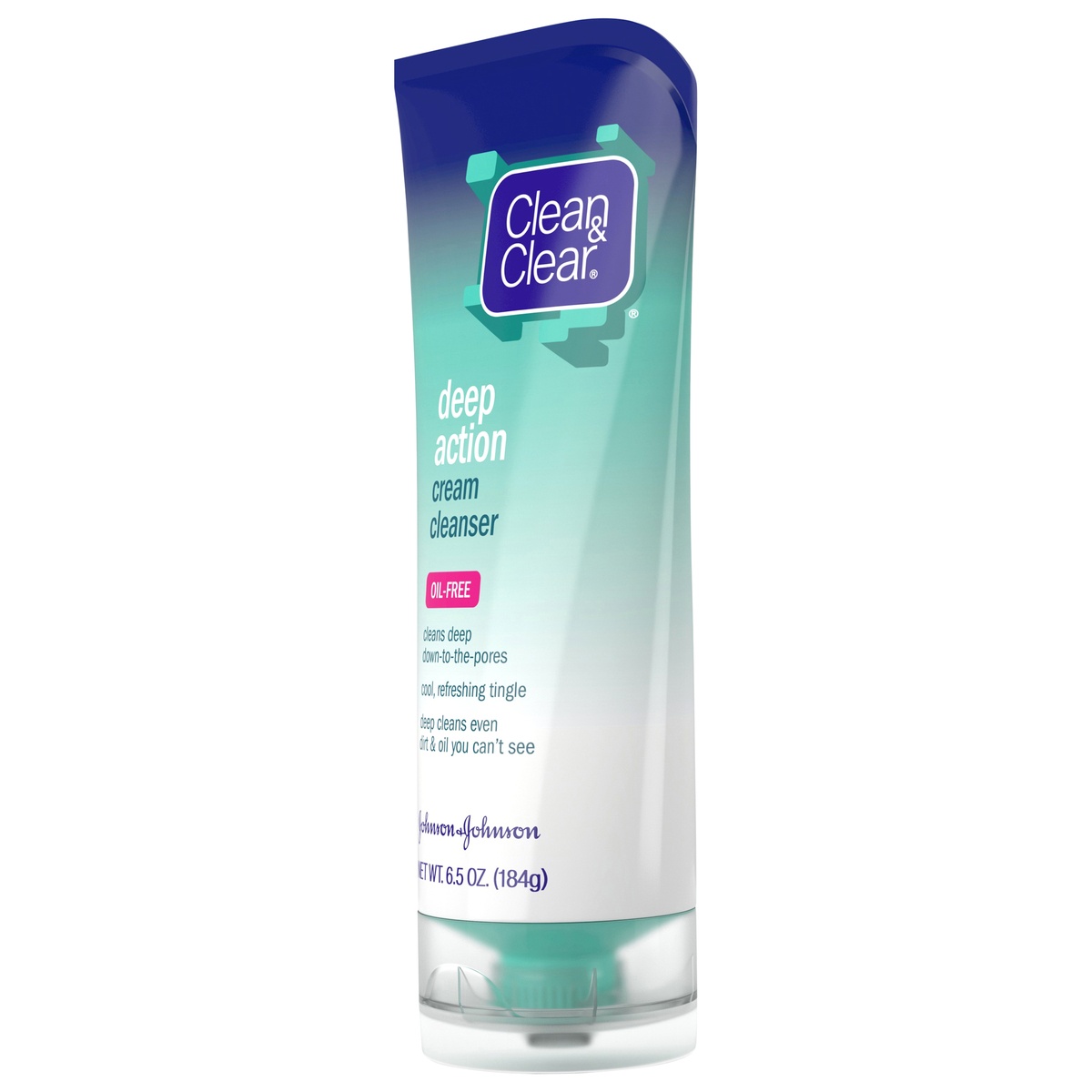 slide 3 of 7, Clean & Clear Oil-Free Deep Action Cream Facial Cleanser - 6.5oz, 6.5 oz