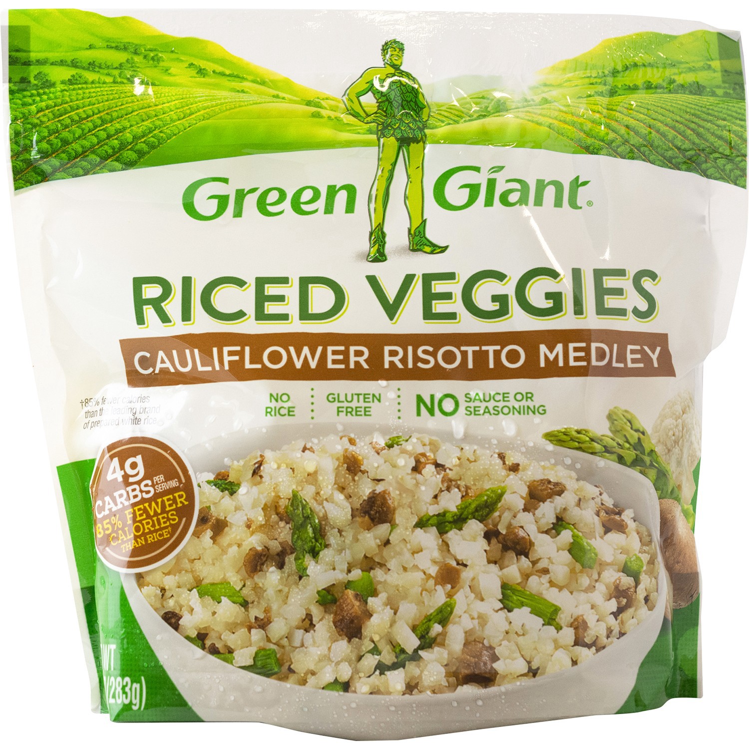 slide 1 of 4, Green Giant Riced Veggies - Frozen Cauliflower Risotto Medley - 10oz, 10 oz