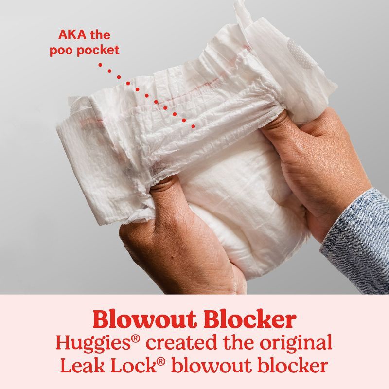 slide 7 of 13, Huggies Snug & Dry Baby Disposable Diapers Huge Pack - Size 4 - 128ct, 4 x 128 ct