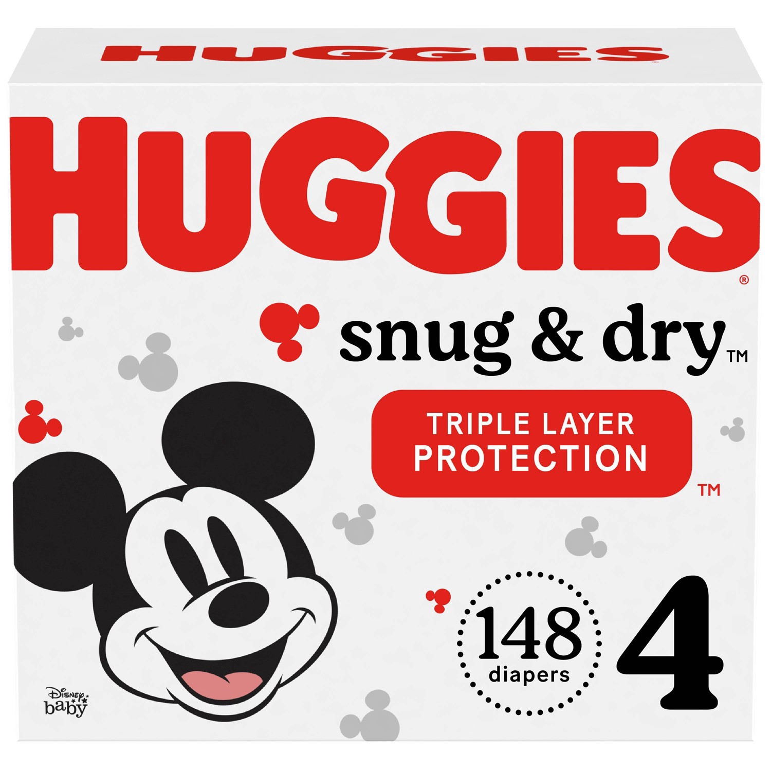 slide 1 of 15, Huggies Snug & Dry Baby Disposable Diapers Huge Pack - Size 4 - 148ct, 148 ct