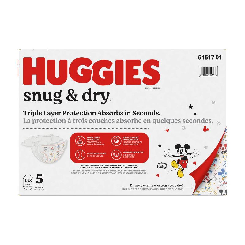 Huggies Snug & Dry Baby Diapers, Size 1 - Shop Diapers at H-E-B