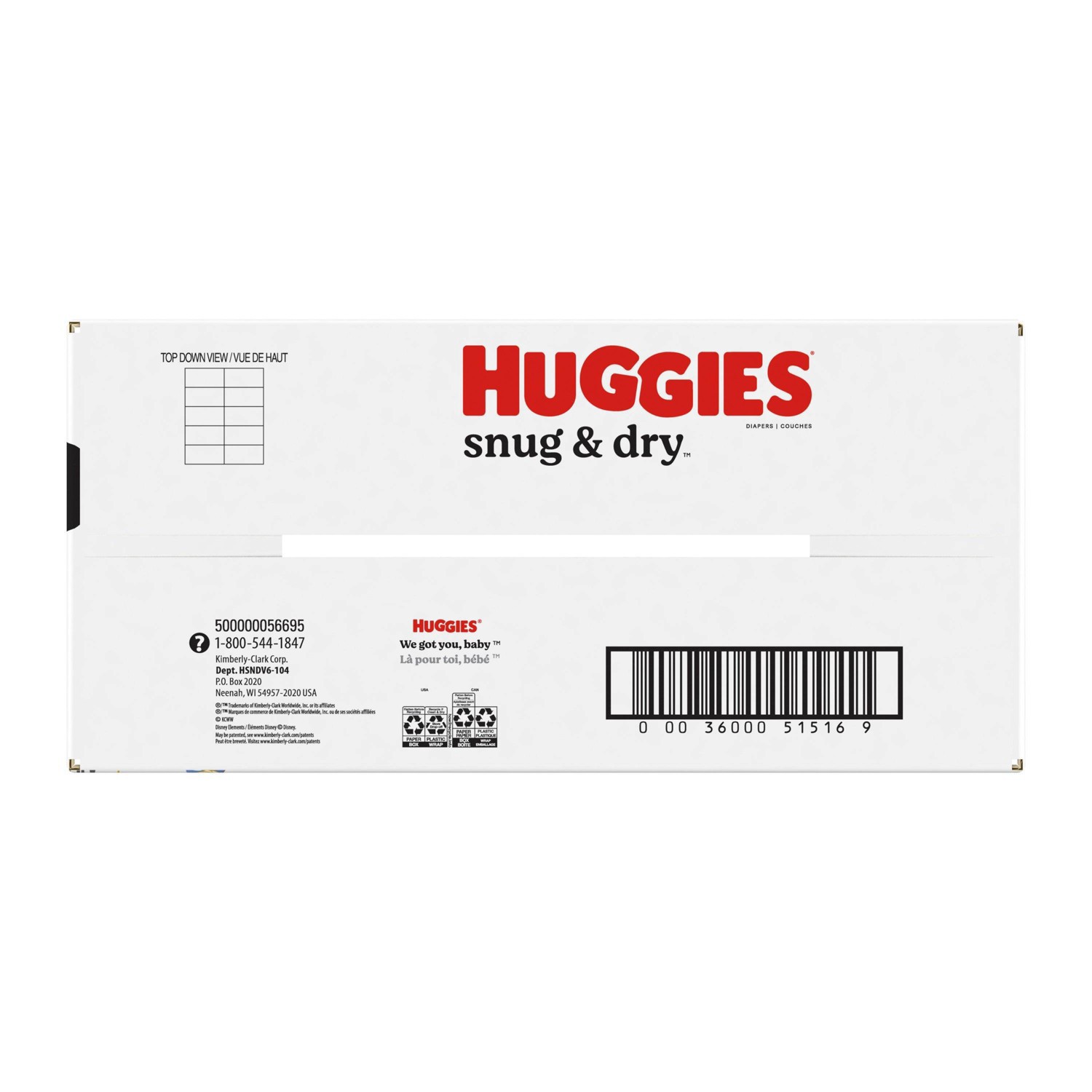 slide 15 of 15, Huggies Snug & Dry Baby Disposable Diapers Huge Pack - Size 6 - 104ct, 104 ct
