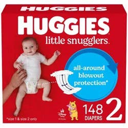 Huggies Little Snugglers Diapers - Size 2 - 148ct