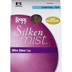 slide 1 of 1, L'eggs Silken Mist Nude Ultra Sheer Leg Beautiful Sheer Tights B 1 ea, 1 ct