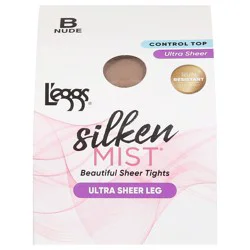 L'eggs Silken Mist Nude Ultra Sheer Tights - 1 pair