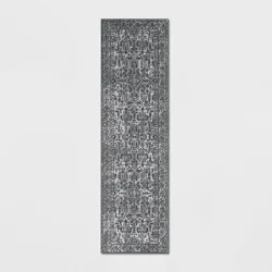2&#x27;x7&#x27; Washable Overprint Distressed Persian Runner Rug - Threshold™