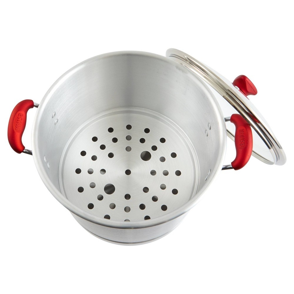 IMUSA 20qt Tamale Steamer with Ruby Red Handle 1 ct