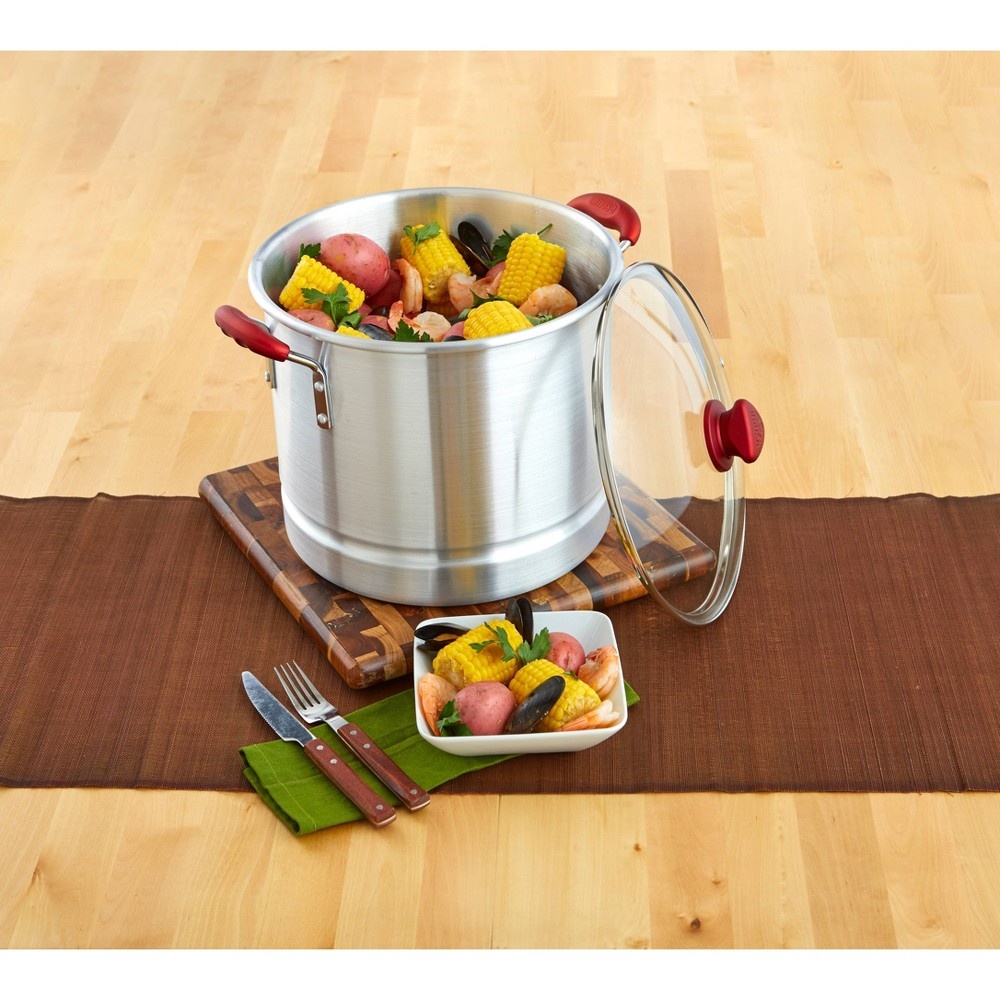 IMUSA 20qt Tamale/Seafood Steamer with Rack & Lid