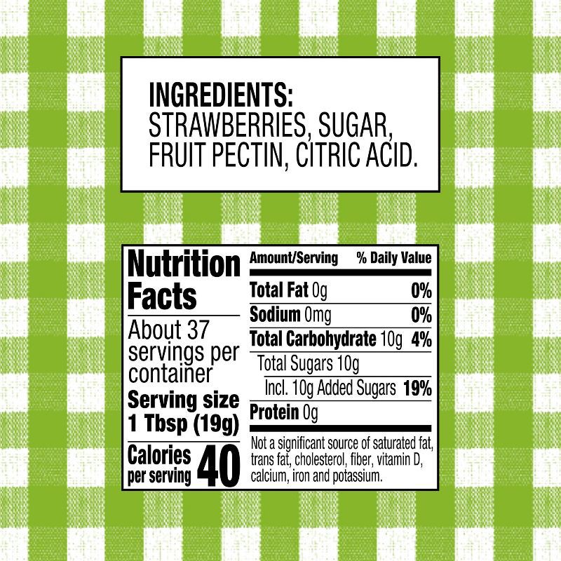 slide 5 of 5, Smucker's Natural Strawberry Fruit Spread - 25oz, 25 oz