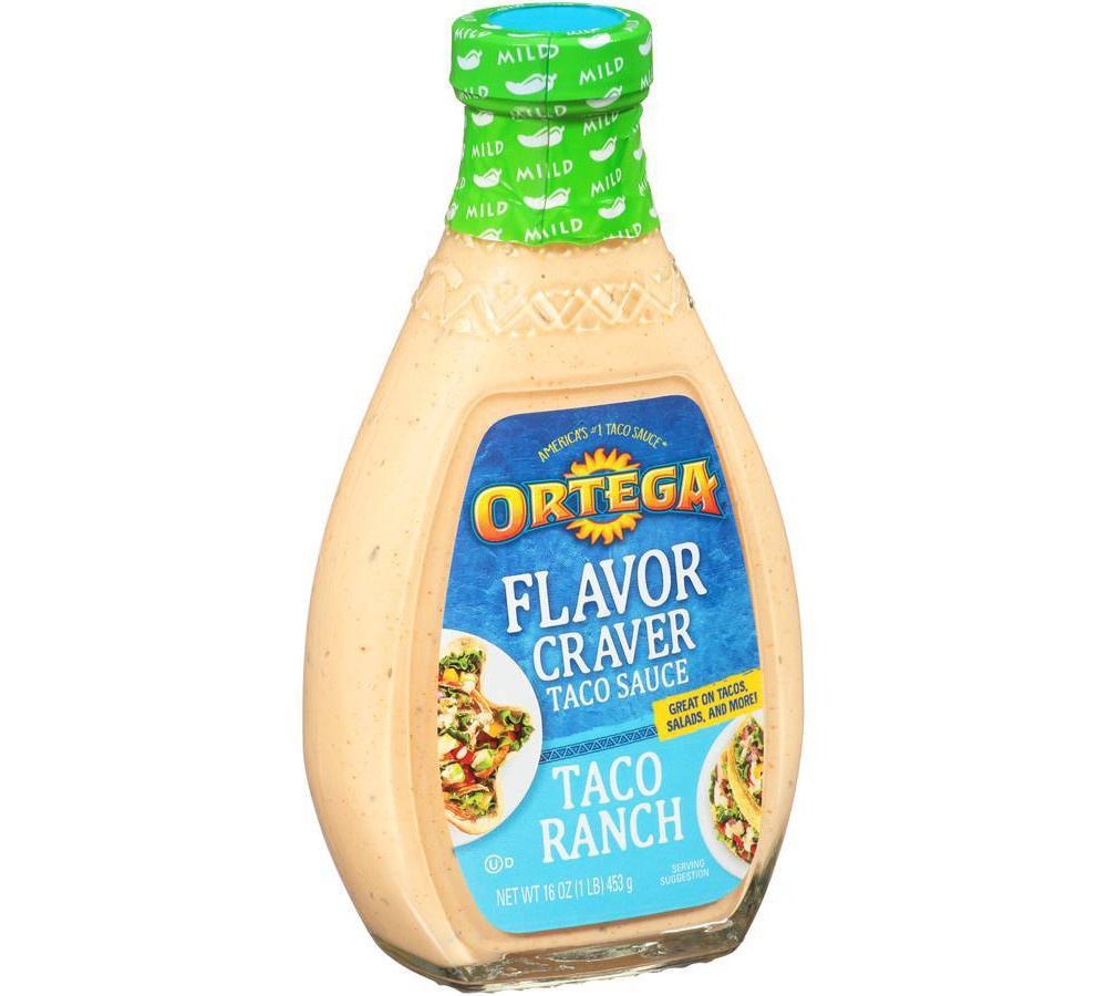 slide 2 of 3, Ortega Flavor Craver Ranch Taco Sauce, 16 oz