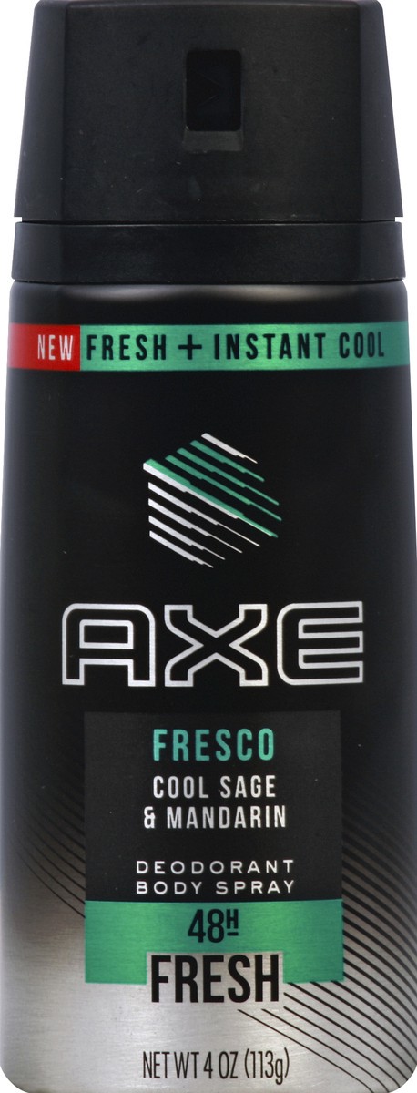slide 2 of 2, AXE Fresco Cool Sage & Mandarin Deodorant Body Spray, 4 oz