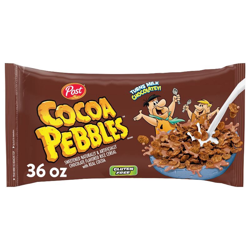 slide 1 of 1, Cocoa Pebbles Breakfast Cereal - 36oz - Post, 36 oz