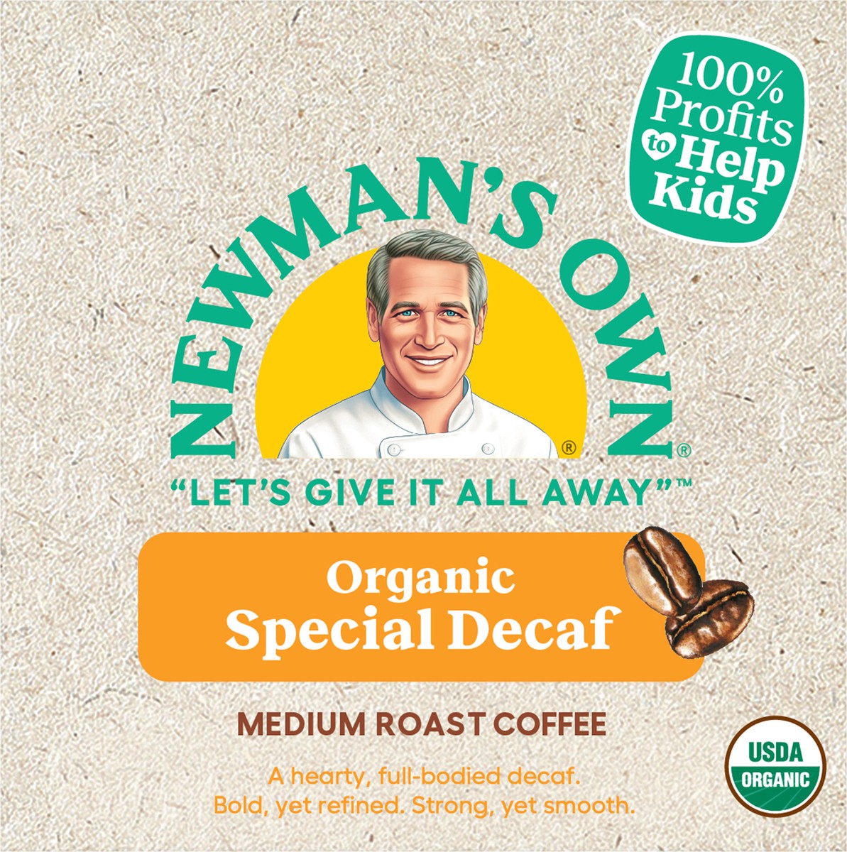 slide 5 of 7, Newman's Own Special Blend Decaf Keurig Single-Serve K-Cup Pods, Medium Roast Coffee, 12 Count, 12 ct