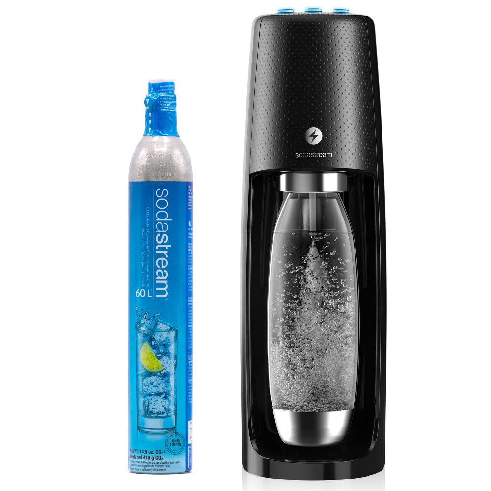 slide 6 of 7, SodaStream Fizzi One Touch Sparkling Water Maker Black, 1 ct