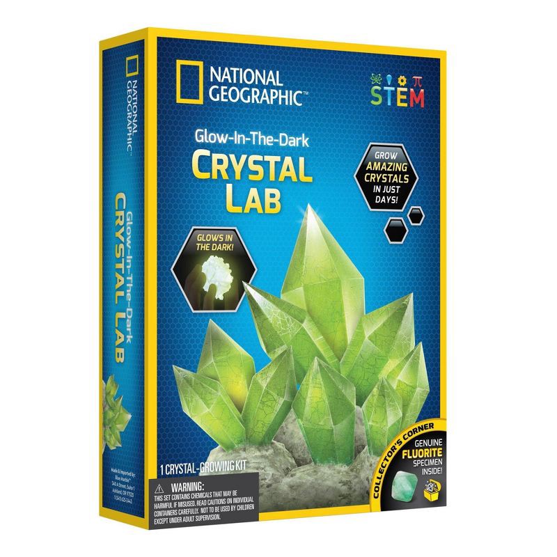 slide 1 of 5, National Geographic Glow-in-the-Dark Crystal Kit, 1 ct