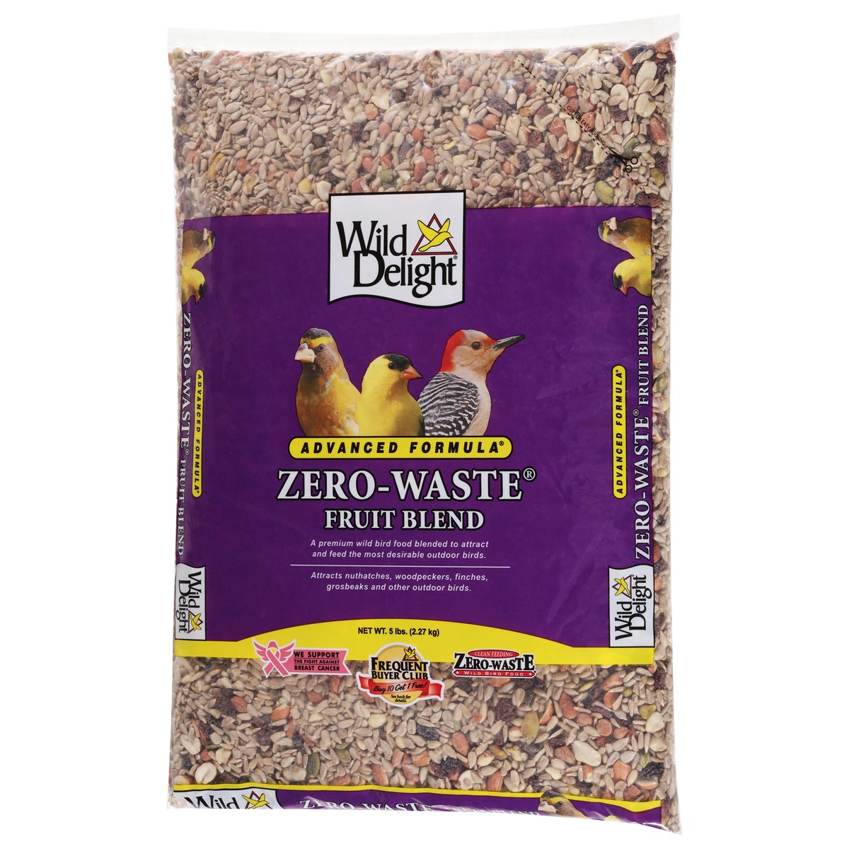 slide 7 of 13, Wild Delight Advanced Formula Zero-Waste Fruit Blend Wild Bird Food 5 lb, 5 lb