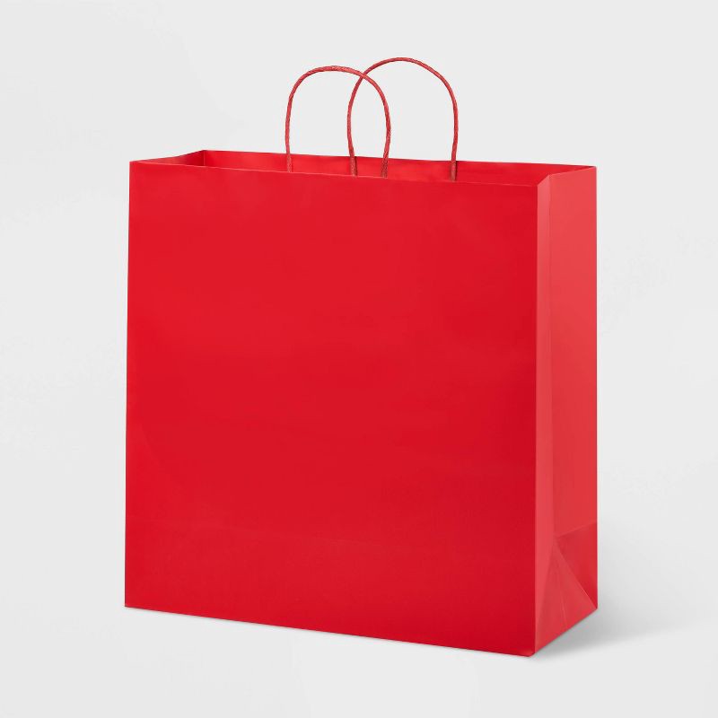 slide 1 of 3, Large Gift Bag Red - Spritz™, 1 ct