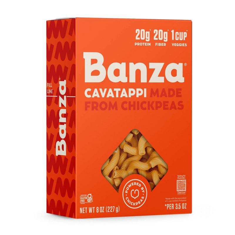 slide 1 of 8, Banza Gluten Free Chickpea Cavatappi - 8oz, 8 oz