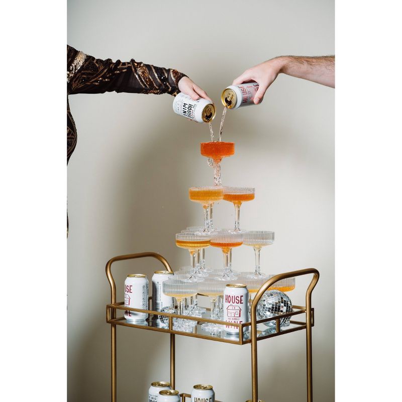 slide 3 of 3, House Wine Rosé Bubbles Wine - 355ml Can, 355 ml