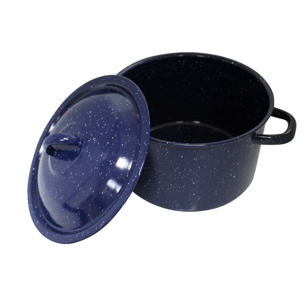 Imusa 4qt Enamel Stock Pot - Blue : Target