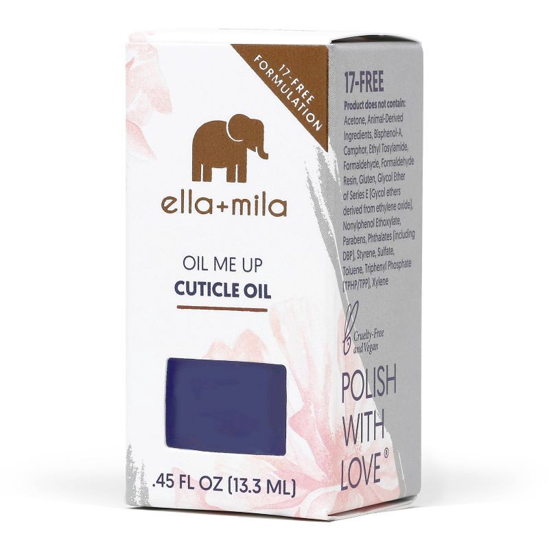 slide 2 of 4, ella+mila Nail Care Cuticle Oil (Oil Me Up) - 0.45 fl oz, 0.45 fl oz